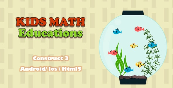 Kids Math Educations – HTML5 Game (Construct 3)