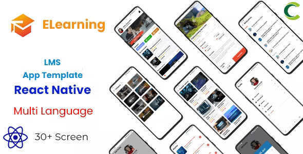 React Native LMS App Template | Course App Template React Native | Udemy Clone React Native