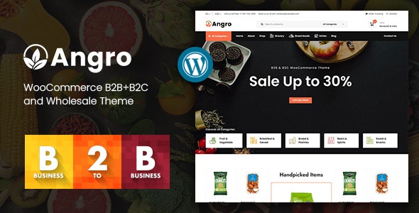 Angro – WooCommerce B2B  Wholesale Theme 1.3.2