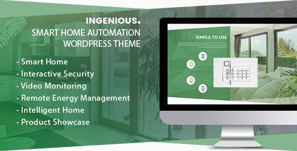 Ingenious – Smart Home Automation WordPress Theme 1.2.2