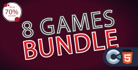 8 Games bundle – HTML5 – Construct 3