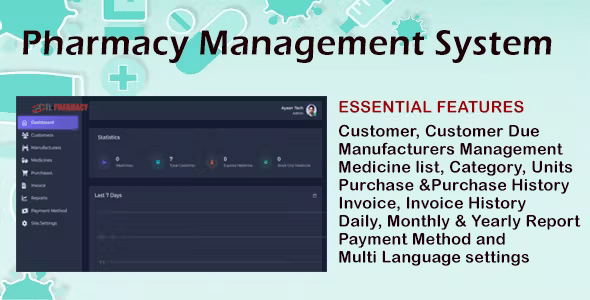 Pharmacy Management Software -PWA 1.23