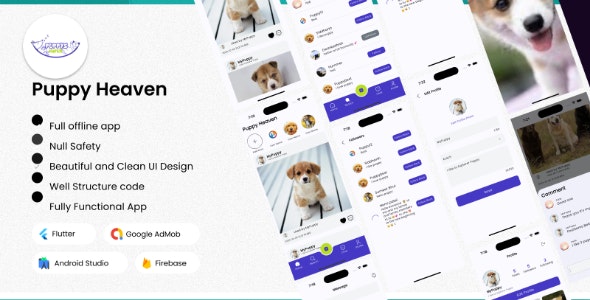 Pet Dating app – Flutter App Code