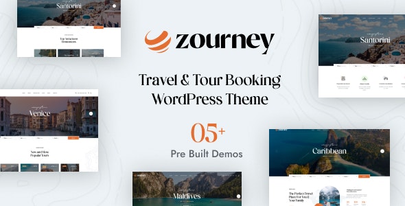 Zourney – Travel Tour Booking WordPress Theme