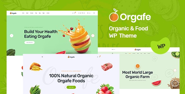 Orgafe – Organic Food WordPress Theme