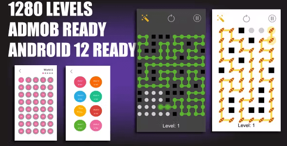 One Way Puzzle Deluxe Complete Unity Project(1280 Levels))