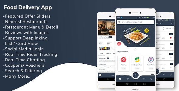 Restaurant Food Delivery App with Delivery Boy