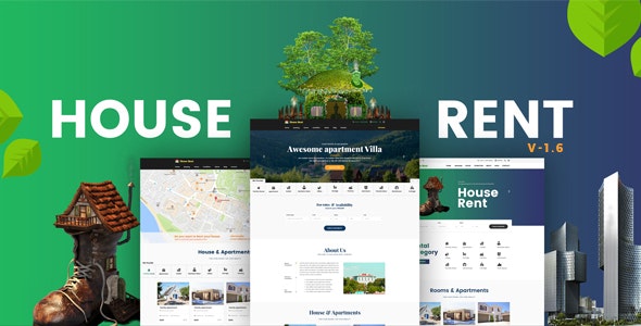 HouseRent – Multi Concept Rental WordPress Theme