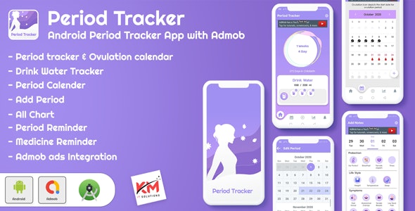 Android App Period Tracker, Ovulation Calendar & Fertility app