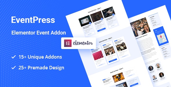 EventPress – Elementor Events Addon