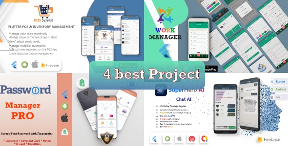 4 In 1 – Best Bundle of Flutter App 2023