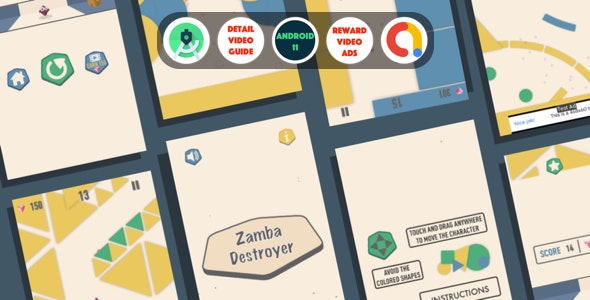 Zamba : (Android Studio+Admob+Reward Video ads+Inapp purchase+Leaderboards)