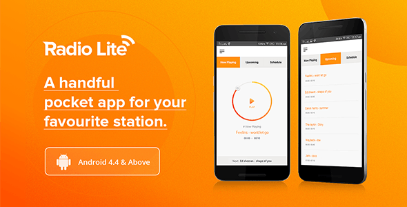 Radio Lite – Single Radio Streaming App