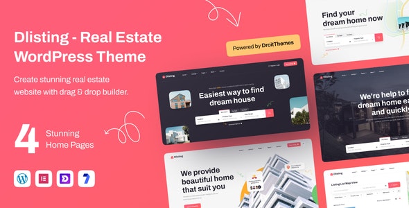 Dlisting – Real Estate WordPress Theme