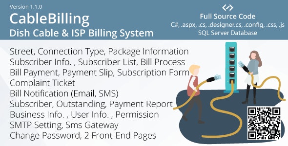 Dish Cable & ISP Billing System (Asp.NET C#, Ajax, MSSQL)