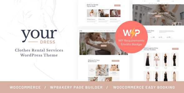 Your Dress | Clothes Rental Services WordPress Theme 1.4.11