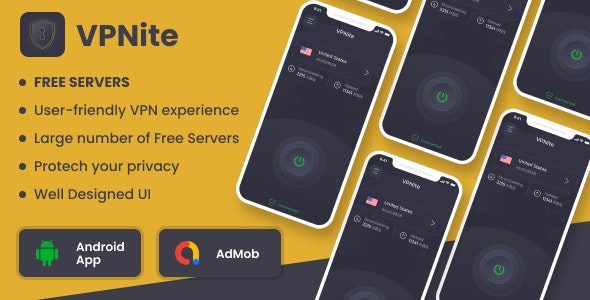 VPNite : Secure  Fast VPN App with Free Servers