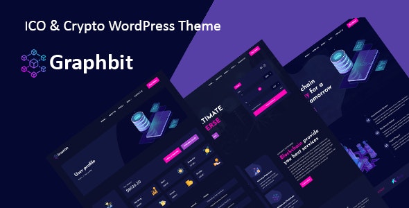 Graphbit – ICO  Crypto Bootstrap WordPress Theme