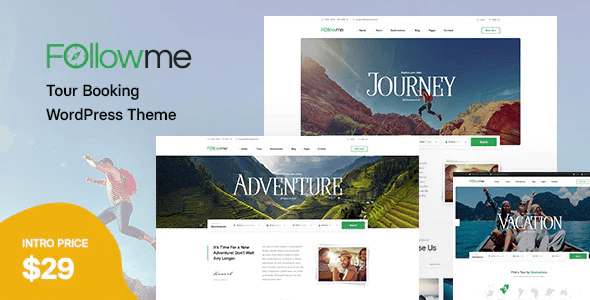 Followme – Tour Booking WordPress Theme