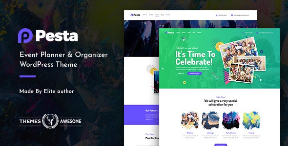 Pesta | Event Planner  Organizer WordPress Theme