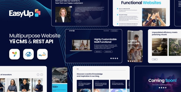 Easy Up | Multipurpose  Website  –  Yii CMS    REST API