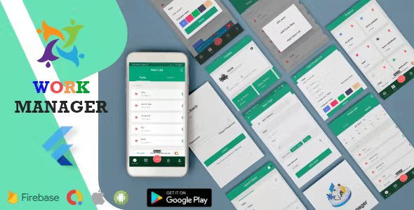 Work Manager Flutter App – with Group task System