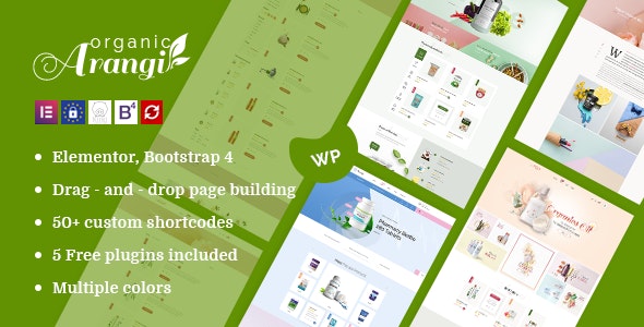 Arangi – Organic WooCommerce Theme