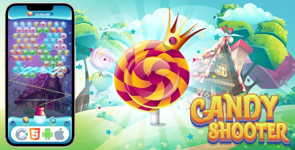 Candy Shooter – HTML5 Game, Construct 3