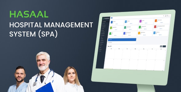 Hasaal – Hospital Management System SPA (Single Page Application)