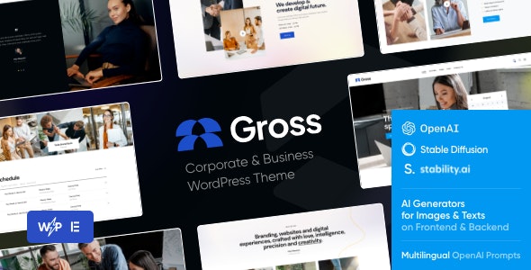 Gross – Business  Consulting WordPress Theme