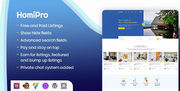 Homipro – Estate Sale and Property Rental WordPress Plugin