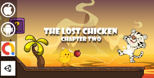 The Lost Chicken Chapter Two – Unity Platformer Game With Admob For Android and iOS