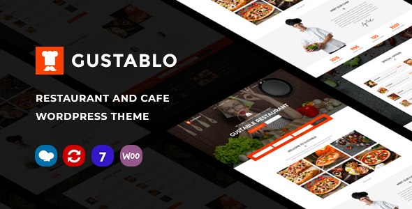 Gustablo | Restaurant  Cafe Responsive WordPress Theme