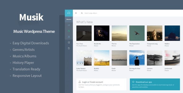 Musik – Responsive Music WordPress Theme