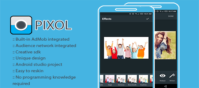 Pixol powerful photo editor for android