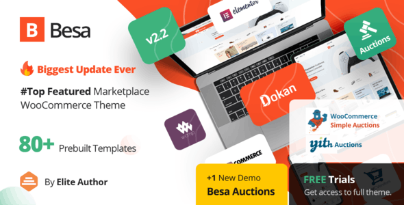 Besa – Elementor Marketplace WooCommerce Theme 2.2.21