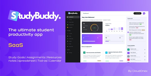 StudyBuddy SaaS – Collaborative Student Productivity Tool