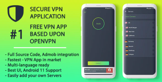 Secure VPN Android Application using OpenVPN – Secure, Reliable VPN Android Application