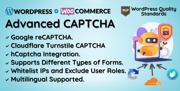 WooCommerce Advanced CAPTCHA – Google Cloudflare hCaptcha