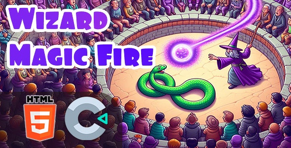 Wizard Magic Fire – HTML5 Game – C3P