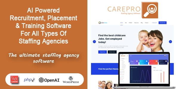 AI Recruitment & Staffing Agency Software – CarePro