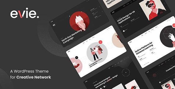 Evie – Creative Network  Portfolio WordPress Theme 1.1.4