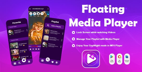 Floating Media Player – Floating Video Player – All Formats Video Player – Android Player – Float