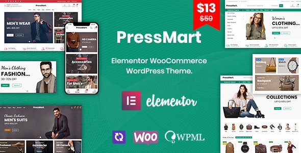 PressMart – Modern Elementor WooCommerce WordPress Theme 1.2.7