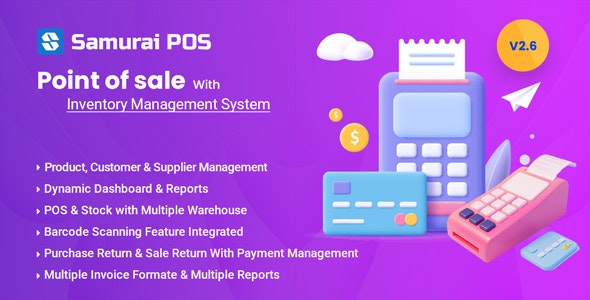 Samurai POS – Point of Sale  Inventory Management System