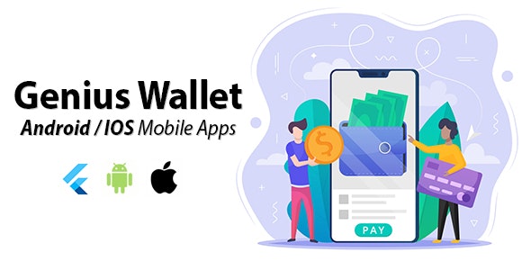 Genius Wallet – Advanced Wallet CMS with Payment Gateway Flutter App