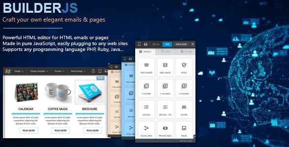 BuilderJS – HTML Email  Page Builder 5.0.7