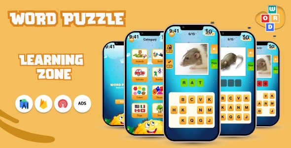 WordPuzzle – Word Guessing Game for Kids