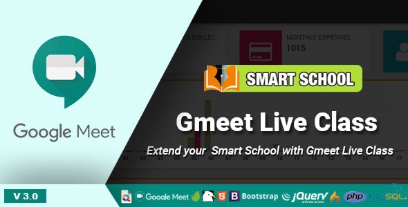 Smart School Gmeet Live Class 5.0