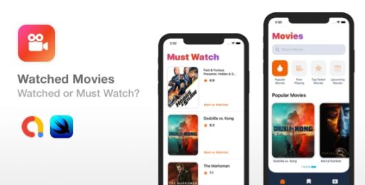 Watched Movies – SwiftUI iOS app template